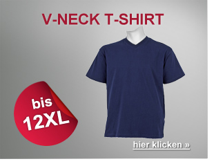 V-Neck Shirt Übergröße