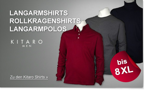 Langarmshirts Kitaro &Uuml;bergr&ouml;&szlig;e